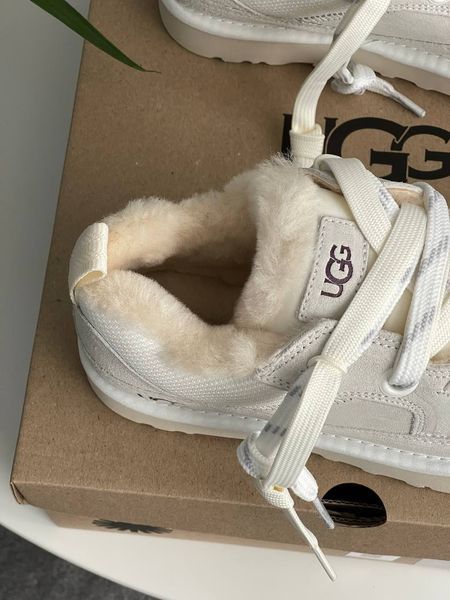 UGG Australia США Slipper Lowmel Sneaker Jasmine Уггі кросівки з хутром світлі замшеві Австралія - Розмір 35 (US 4) 1016222771 фото