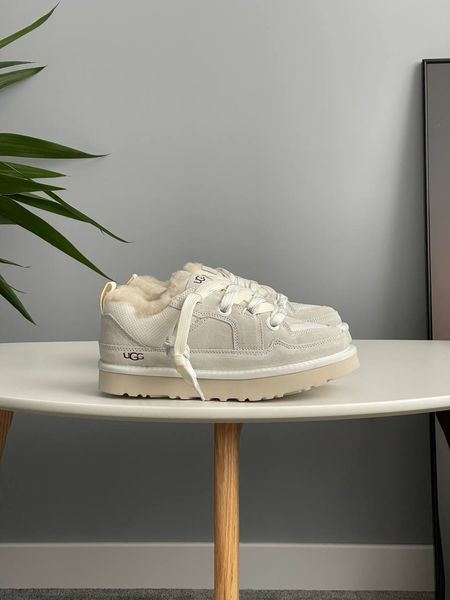 UGG Australia США Slipper Lowmel Sneaker Jasmine Уггі кросівки з хутром світлі замшеві Австралія - Розмір 35 (US 4) 1016222771 фото