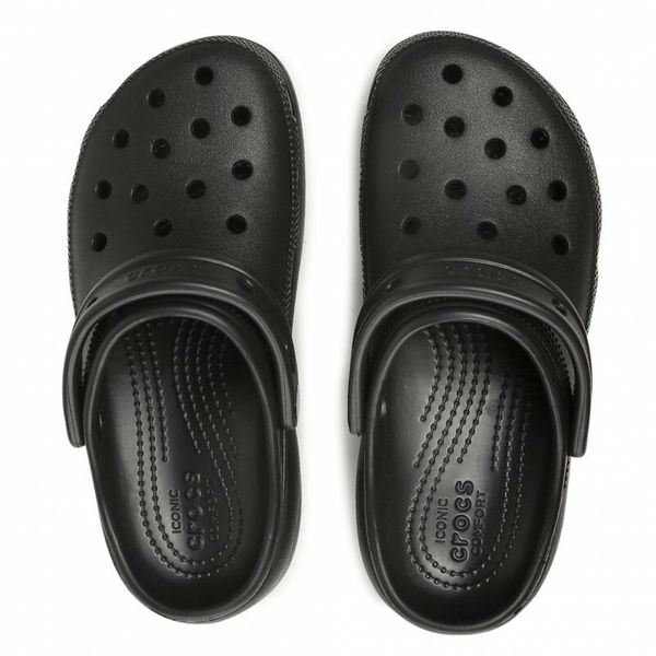 Crocs Оригінал Classic ™ Platform Clog Black Жіночі Крокс США (206750) - 36 (Стопа 22.5-23.2см) M4/W6 100718 фото