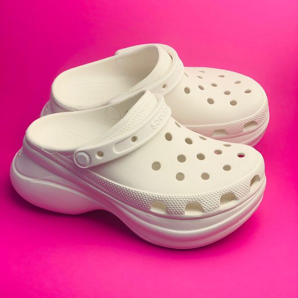 Crocs Оригінал Classic ™ Bae Clog White Жіночі Крокс США (206302) - 36 (Стопа 22.5-23.2см) M4/W6 104804 фото