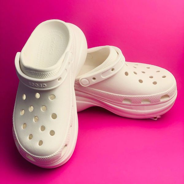 Crocs Оригінал Classic ™ Bae Clog White Жіночі Крокс США (206302) - 36 (Стопа 22.5-23.2см) M4/W6 104804 фото