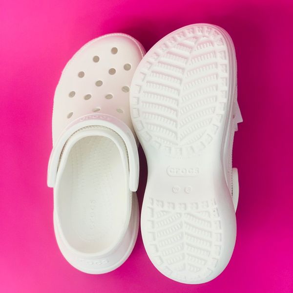 Crocs Оригінал Classic ™ Bae Clog White Жіночі Крокс США (206302) - 36 (Стопа 22.5-23.2см) M4/W6 104804 фото