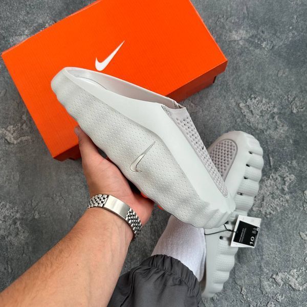 Шльопанці Nike Calm Slide Grey Оригінал Сірі Чоловічі Жіночі Сабо Шлепки США - Розмір 36 (US 5) copy_1071814801 фото