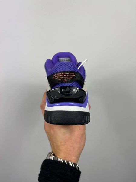 США Adidas Niteball Violet White жіночі, чоловічі шкіряні якісні кросівки Адідас Найтбо фіолетові білі - Розмір 36 (US 5) 11167839 фото