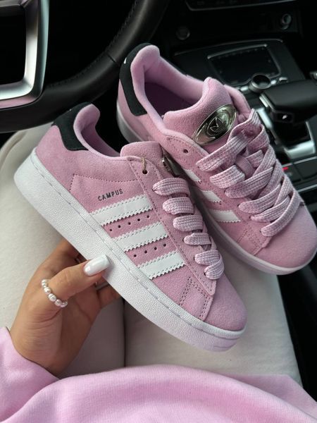 США Adidas Campus 00s Pink жіночі шкіряні якісні кросівки Адідас Кампус рожеві - Розмір 36 (US 5) 11167589 фото