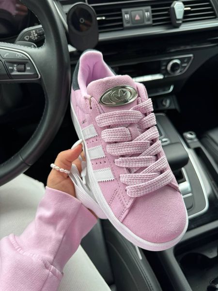 США Adidas Campus 00s Pink жіночі шкіряні якісні кросівки Адідас Кампус рожеві - Розмір 36 (US 5) 11167589 фото