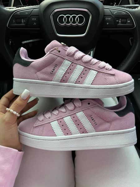 США Adidas Campus 00s Pink жіночі шкіряні якісні кросівки Адідас Кампус рожеві - Розмір 36 (US 5) 11167589 фото