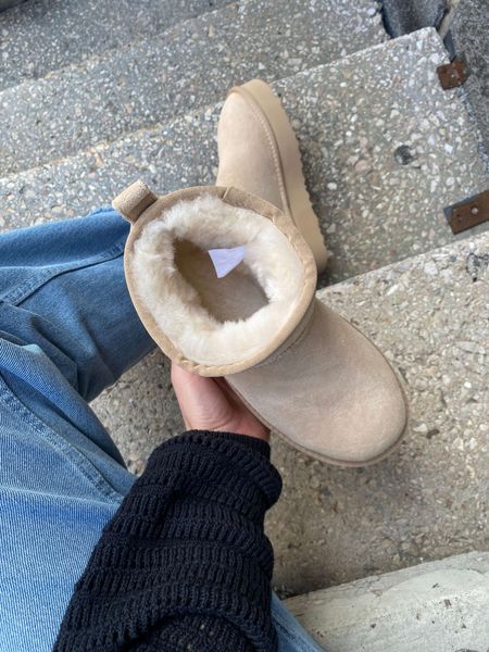 UGG Australia США Ultra Mini Platform Beige Sand Уггі ультра міні платформа беж бежеві пісок замшеві Австралія - Розмір 35 (US 4) 2111676 фото