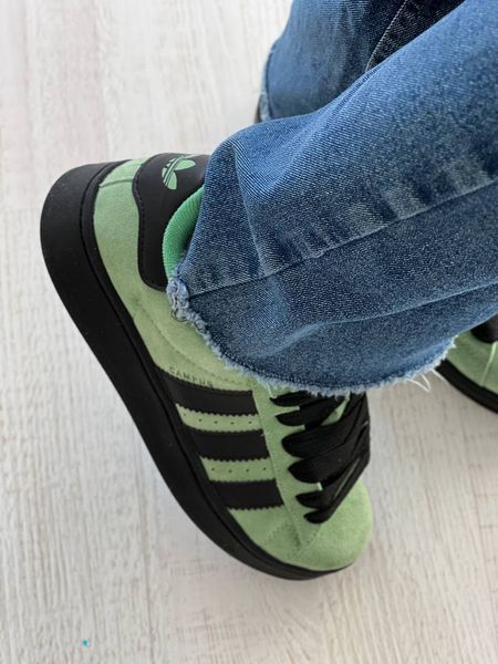 США Adidas Campus 00s TURQUOISE жіночі, чоловічі шкіряні якісні кросівки Адідас Кампус чорні зелені - Розмір 36 (US 5) 11167689 фото