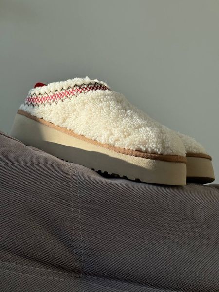UGG Australia США Tasman Platform Tazz Slipper Heritage Braid Beige Уггі тасман тас платформа бежеві замшеві Австралія - Розмір 35 (US 4) 2110100714 фото