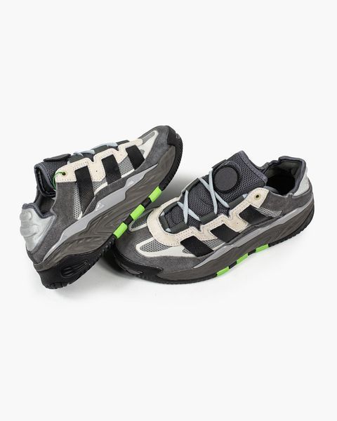 США Adidas Niteball Gray жіночі, чоловічі шкіряні якісні кросівки Адідас Найтбо сірі - Розмір 36 (US 5) 11167789 фото