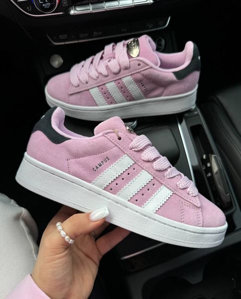 США Adidas Campus 00s Pink жіночі шкіряні якісні кросівки Адідас Кампус рожеві - Розмір 36 (US 5) 11167589 фото
