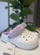 Crocs Оригінал Classic Baya Lined Fuzz-Strap Clogs Unisex White Білі Шльопанці Крокс Оригінал США (206772) - 36 (Стопа 22.5-23.2см) M4/W6 112643 фото 4