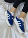 США Adidas Gazelle Bold Blue/Pink Platform жіночі шкіряні якісні кросівки Адідас Газель Платформа рожеві сині 0320 - Розмір 36 (US 5) 11168039 фото 2