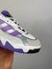 США Adidas Niteball Violet White жіночі, чоловічі шкіряні якісні кросівки Адідас Найтбо фіолетові білі - Розмір 36 (US 5) 11167839 фото 6