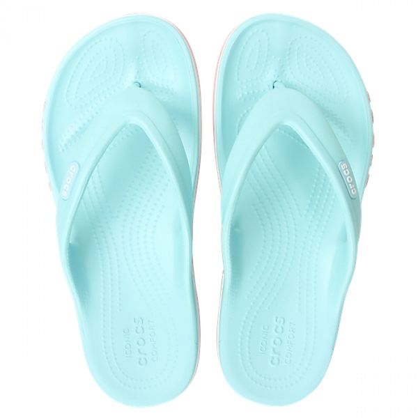 Crocs Оригінал Bayaband ™ Flip Ice Blue / Melon Blue Жіночі Крокс США (205393) - 36 (Стопа 22.5-23.2см) M4/W6 100640 фото