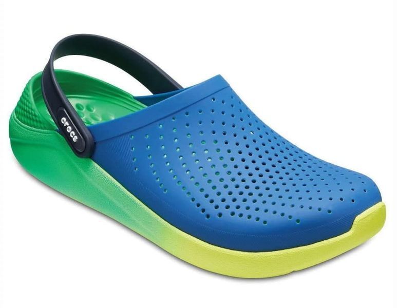 Crocs Оригінал LiteRide &trade; Clog Сині Зелені Чоловічі Крокс США (204592) - 36 (Стопа 22.5-23.2см) M4/W6 100248 фото
