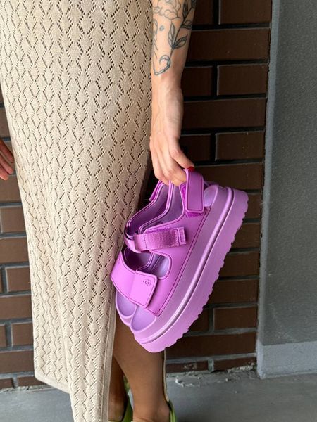 UGG Australia США Goldenglow Sandals Pink Уггі сандалі на платформі рожеві Австралія - Розмір 35 (US 4) 10718145690 фото