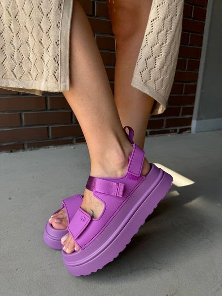 UGG Australia США Goldenglow Sandals Pink Уггі сандалі на платформі рожеві Австралія - Розмір 35 (US 4) 10718145690 фото