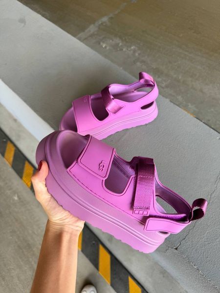 UGG Australia США Goldenglow Sandals Pink Уггі сандалі на платформі рожеві Австралія - Розмір 35 (US 4) 10718145690 фото