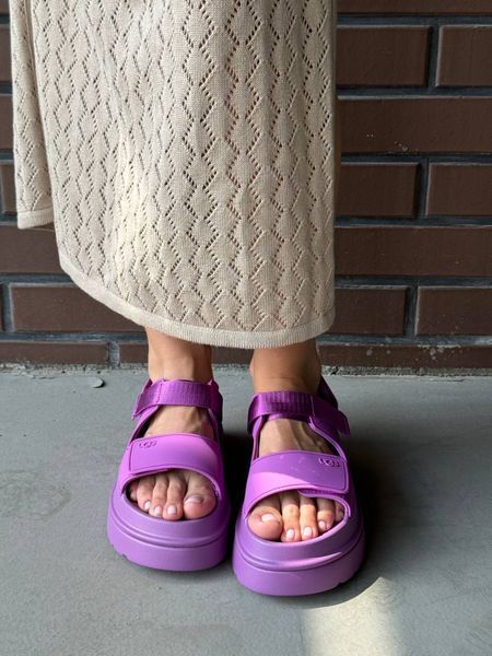 UGG Australia США Goldenglow Sandals Pink Уггі сандалі на платформі рожеві Австралія - Розмір 35 (US 4) 10718145690 фото