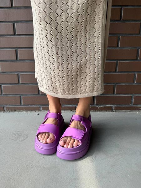 UGG Australia США Goldenglow Sandals Pink Уггі сандалі на платформі рожеві Австралія - Розмір 35 (US 4) 10718145690 фото