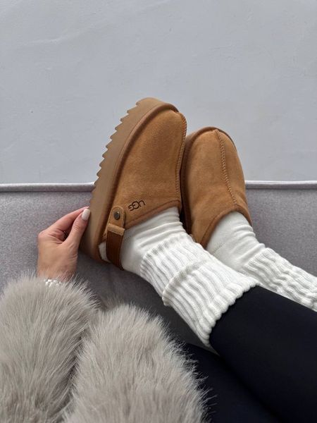 UGG Australia США Lanah Clog Chestnut Platform Уггі на платформі руді замшеві Австралія - Розмір 35 (US 4) 1016222524 фото