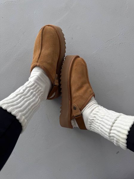 UGG Australia США Lanah Clog Chestnut Platform Уггі на платформі руді замшеві Австралія - Розмір 35 (US 4) 1016222524 фото