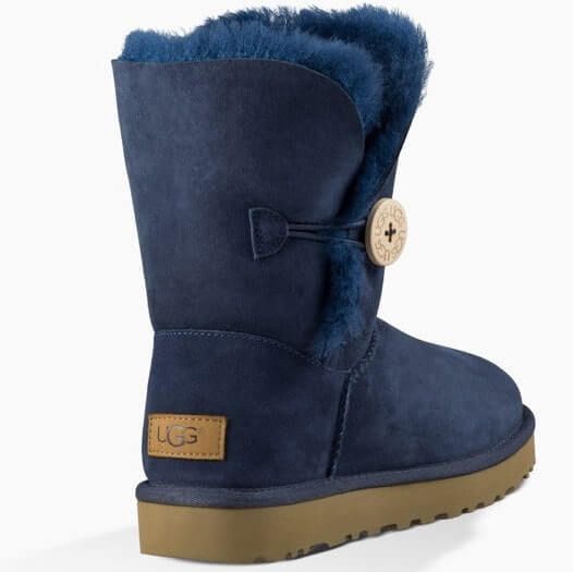 UGG Australia США Short Bailey Button II Синий цільна овчина Угг Австралия - Розмір 35 (US 4) 2110496 фото