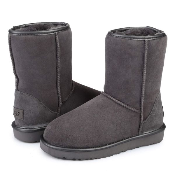 UGG Australia Classic Short Кант Сірі короткі цільна овчина Угг Австралія - Розмір 35 (US 4) 2110419 фото