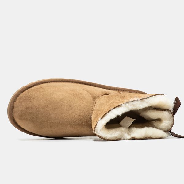 UGG Australia США Mini Bailey Bow II Chestnut натуральні зимові міні Угг Австралія Бант Рудий - Розмір 35 (US 4) 2111610 фото