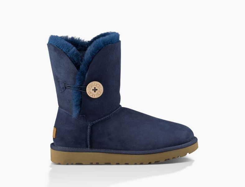 UGG Australia США Short Bailey Button II Синий цільна овчина Угг Австралия - Розмір 35 (US 4) 2110496 фото