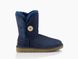 UGG Australia США Short Bailey Button II Синий цільна овчина Угг Австралия - Розмір 35 (US 4) 2110496 фото 6