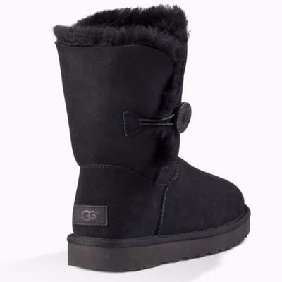 Дитячі UGG Australia Short Bailey Button II Чорні натуральні УГГ - Розмір 24 (15 см) 2111302 фото