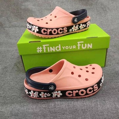 Crocs Оригінал Bayaband ™ Graphic II Clog Melon / Floral Жіночі Крокс США (205089) - 36 (Стопа 22.5-23.2см) M4/W6 100563 фото