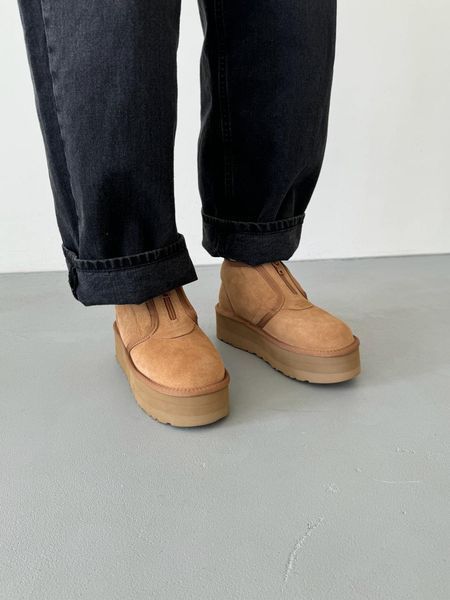 Ugg Australia США Classic Neumal Platform Zipper Chestnut Уггі ньюмель платформа руді УГГ Австралія - Розмір 35 (US 4) 211155153 фото