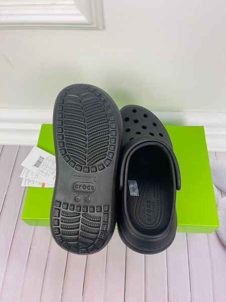 Crocs Оригінал Classic ™ Crush Black Women Sabo крокси Оригінал США (206302-2) - 36 (Стопа 22.5-23.2см) M4/W6 107196 фото