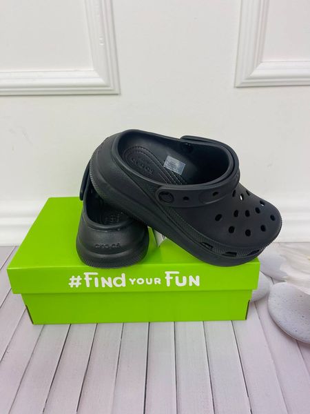 Crocs Оригінал Classic ™ Crush Black Women Sabo крокси Оригінал США (206302-2) - 36 (Стопа 22.5-23.2см) M4/W6 107196 фото