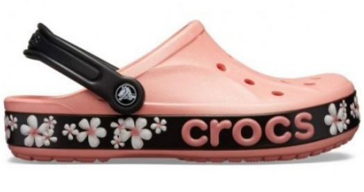 Crocs Оригінал Bayaband ™ Graphic II Clog Melon / Floral Жіночі Крокс США (205089) - 36 (Стопа 22.5-23.2см) M4/W6 100563 фото