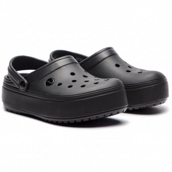 Crocs Оригінал Crocband ™ Platform Clog Black Жіночі Крокс США (205434) - 36 (Стопа 22.5-23.2см) M4/W6 100914 фото