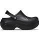 Crocs Bella Platform Оригінал Крокс на платформі Black Чорні Women Sabo Сабо США - Чоловічі та Жіночі - 36 (Стопа 22.5-23.2см) M4/W6 9977285 фото 5