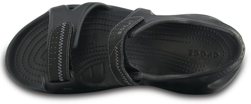 Crocs Оригінал Swiftwater Rive ™ Sandal (Сандалі) Чорні Чоловічі Крокс США (203965) - 36 (Стопа 22.5-23.2см) M4/W6 100163 фото