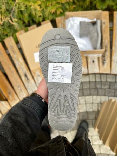 UGG Australia США Classic Mini Grey Metallic II сірі натуральні зимові Угг Австралія - Розмір 35 (US 4) 2111423 фото