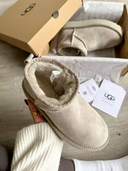 UGG Australia США Ultra Mini Platform Light Grey Уггі ультра міні платформа світло сірі замшеві Австралія - Розмір 35 (US 4) 2111753 фото