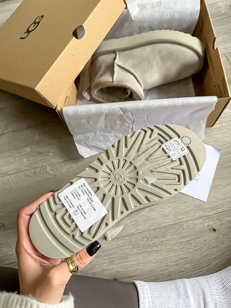 UGG Australia США Ultra Mini Platform Light Grey Уггі ультра міні платформа світло сірі замшеві Австралія - Розмір 35 (US 4) 2111753 фото