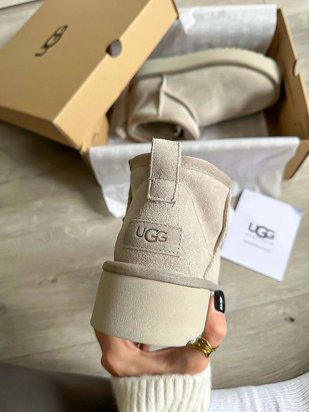 UGG Australia США Ultra Mini Platform Light Grey Уггі ультра міні платформа світло сірі замшеві Австралія - Розмір 35 (US 4) 2111753 фото