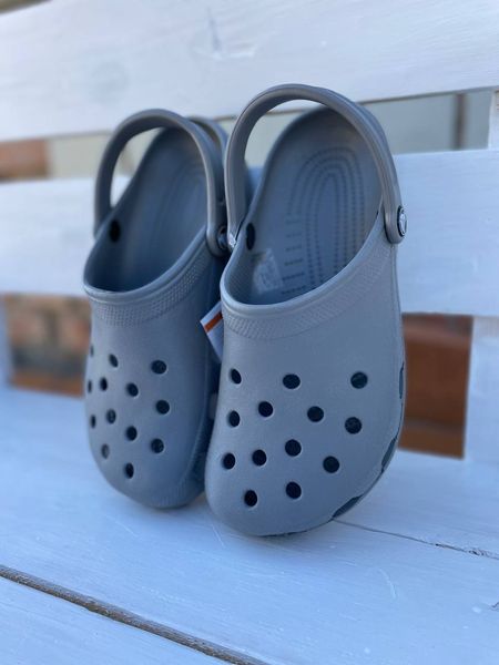 Crocs Оригінал Classic Clog Light Gray Світло Сірі Крокс США (1670855291) - 36 (Стопа 22.5-23.2см) M4/W6 114435 фото