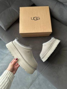 UGG Australia США Tasman Platform Light Grey Уггі тасман платформа світло сірі замшеві Австралія - Розмір 35 (US 4) 2110100618 фото