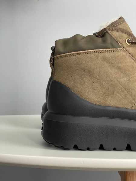 UGG Australia США Neumel Hybrid Khaki Slipper Уггі ньюмель на шнурівці з силіконом хакі замшеві Австралія - Розмір 35 (US 4) 1016222377 фото