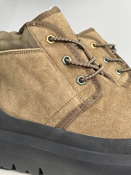 UGG Australia США Neumel Hybrid Khaki Slipper Уггі ньюмель на шнурівці з силіконом хакі замшеві Австралія - Розмір 35 (US 4) 1016222377 фото